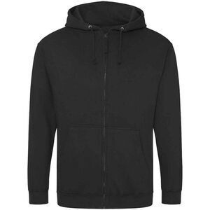 Awdis Mens Full Zip Hoodie / Jet Black